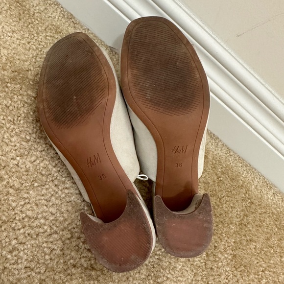 H&M Suede Block Heels Mules - Picture 4 of 4